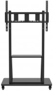 Wize Pro M86 Мобильная стойка для широкоформатных дисплеев 42"– 90", VESA 800x600мм, высота 183см, вертикальная регулировка, полка, колеса от музыкального магазина МОРОЗ МЬЮЗИК