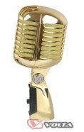 VOLTA VINTAGE BRONZE Вокальный динамический микрофон кардиоидный. Металлический ударозащищённый корп от музыкального магазина МОРОЗ МЬЮЗИК