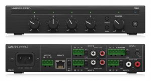 Lab.gruppen CM41 микшер моно, 4 mic/line, вход приоритета, дакинг, Euroblock, 3 x RCA L/R в mono, крепление в рэк, подкл. настенного регулятора от музыкального магазина МОРОЗ МЬЮЗИК