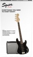 FENDER SQUIER AFFINITY SERIES PRESICION BASS PJ PACK, GIG BAG, RUMBLE 15 комплект из бас-гитары с комбоусилителем 15 Вт, чехлом, ремнем и аксессуарами от музыкального магазина МОРОЗ МЬЮЗИК