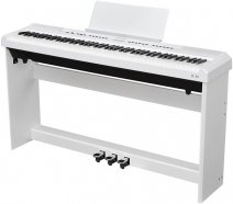 EMILY PIANO D-20 WH цифровое фортепиано 88 клавиш, 128 полифония, 238 тембра, 200 стилей, 2х10 Вт, СТОЙКА, БЛОК ТРИ ПЕДАЛИ от музыкального магазина МОРОЗ МЬЮЗИК