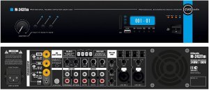 CVGaudio M-243Tm Профессиональный микшер-усилитель 240 Вт/100В cо встроенным модулем источника сигнала (MP3/FM/Bluetooth) от музыкального магазина МОРОЗ МЬЮЗИК