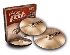 Paiste 000068RSET New PST 5 Rock Set комплект тарелок 14" Sound Edge Hats, 16" Rock Crash, 20" Rock Ride от музыкального магазина МОРОЗ МЬЮЗИК