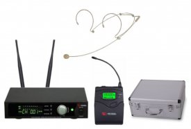 VOLTA US-101H (КЕЙС) (592-611.8MHz) микрофонная 100-канальная радиосистема с головным микрофоном UHF диапазон (+одна петличка), PLL-synthes от музыкального магазина МОРОЗ МЬЮЗИК