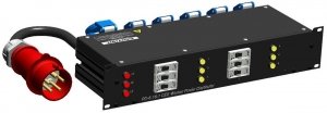 Partner-LM PD-6-16-1 CEE Worker Power Distributor Дистрибьютор питания, 6 каналов розетки PCE CEE16A 3-pol 16А 220В, ввод 380В 5G4 PCE CEE32A 5-pol от музыкального магазина МОРОЗ МЬЮЗИК