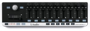 LAudio EasyControl MIDI-контроллер, 9 ручек управления, 9 фейдеров, 11+6 назначаемых кнопок с подсветкой, 4 банка памяти настроек, USB 2.0, Win10, OSX от музыкального магазина МОРОЗ МЬЮЗИК