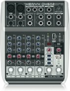 Behringer QX602MP3 компактный микшерный пульт 6 каналов (2 мик. 2 стерео), 2 шины, процессор эффектов, MP3 плеер (с воспроизведением аудио с USB) от музыкального магазина МОРОЗ МЬЮЗИК