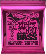 Ernie Ball 2854 Nickel Wound Slinky Super Short Scale 40-100 - Струны для бас-гитары от музыкального магазина МОРОЗ МЬЮЗИК