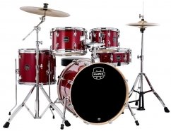 Mapex VE5294FTCVM ударная установка 5 барабанов, 22"/10"/12"/16" + SN14", стойки, педаль, стул, 14" HIHAT+18" CRASH RIDE, палочки, Crimson Red Sparkle от музыкального магазина МОРОЗ МЬЮЗИК