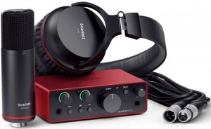 FOCUSRITE Scarlett-Solo-Studio-4th комплект аудио интерфейс USB, микрофон, наушники от музыкального магазина МОРОЗ МЬЮЗИК
