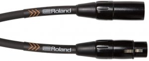 КОММУТАЦИЯ, РАЗЪЕМЫ, ПЕРЕХОДНИКИ Roland RMC-B20 симметричный микрофонный кабель XLR(M)-XLR(F) - прочные разъемы XLR, длина 6 м