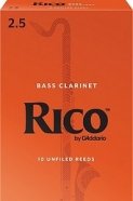 Rico REA1025 Rico Трости для кларнета бас, размер 2.5, 10шт от музыкального магазина МОРОЗ МЬЮЗИК