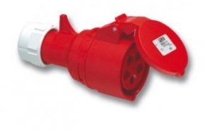 PCE 225-6 CEE 32A Розетка кабельная 32А 400В 3P+N+E IP44, цвет красный, материал корпуса PA6 полиамид 6 от музыкального магазина МОРОЗ МЬЮЗИК