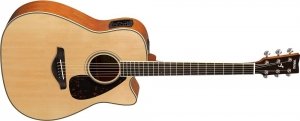 YAMAHA FGX820C NATURAL электроакустическая гитара, System66 (электронная система подключения), большой корпус от музыкального магазина МОРОЗ МЬЮЗИК