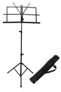 Guitto GSS-03 пюпитр с чехлом, чёрный от музыкального магазина МОРОЗ МЬЮЗИК