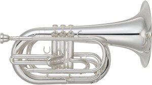 YAMAHA YBH-301MS (пр-во Япония) Баритон маршевый, серебряное покрытие от музыкального магазина МОРОЗ МЬЮЗИК