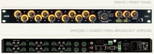 AKG DMM12 микшер автоматический. 12 микрофонных входов, 2 входа AUX, Recording выход, Master выход от музыкального магазина МОРОЗ МЬЮЗИК