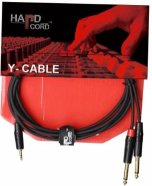 КОММУТАЦИЯ, РАЗЪЕМЫ, ПЕРЕХОДНИКИ HardCord AJS-30 аудио кабель mini джек стерео 3.5 - Jack mono 6.3, длинна 3 м