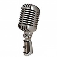 VOLTA VINTAGE SILVER Вокальный динамический микрофон кардиоидный. Металлический ударозащищённый корп от музыкального магазина МОРОЗ МЬЮЗИК