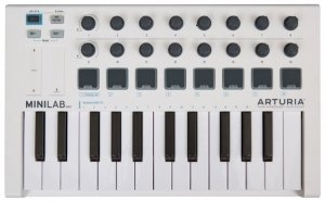 Arturia MiniLab mkII 25 клавишная низкопрофильная, динамическая MIDI мини-клавиатура, 16 энкодеров, 8 RGB пэдов от музыкального магазина МОРОЗ МЬЮЗИК