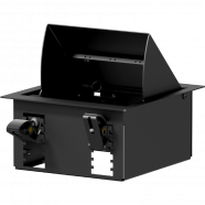 CAYMON CASY024/B Модульный настольный лючок для 4 модулей серии CASY. Цвет черный, монтажные габариты 161*175мм, цвет черный от музыкального магазина МОРОЗ МЬЮЗИК