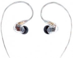 SHURE SE425-CL-EFS наушники внутриканальные (наушники вставные) с двумя драйверами, прозрачные, отсоединяемый кабель от музыкального магазина МОРОЗ МЬЮЗИК