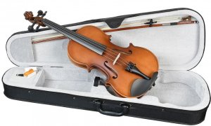 ANTONIO LAVAZZA VL-28M скрипка 4/4 в комплекте с кейсом, смычком и канифолью от музыкального магазина МОРОЗ МЬЮЗИК