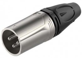 КОММУТАЦИЯ, РАЗЪЕМЫ, ПЕРЕХОДНИКИ ROXTONE RX3M-NT разъем XLR cannon кабельный, папа 3-х контактный, цвет серебро