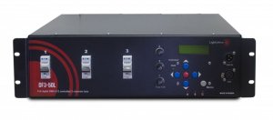 LightUnion DF 3-50L темнитель, 3 канала по 10кВт, ввод 380В 50А, замедляющие дроссели, помехоподавляющие фильтры, подключение до 3 пультов управления от музыкального магазина МОРОЗ МЬЮЗИК