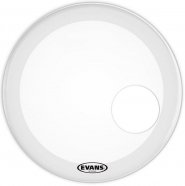 Evans BD22RSW Пластик для бас барабана на 22",  серия EQ3 Coated White, однослойный . с отверстием 5", однослойный белый с демп. кол от музыкального магазина МОРОЗ МЬЮЗИК