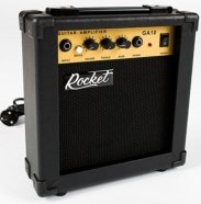 ROCKET GA-10 гитарный комбоусилитель 10Вт, динамик 4",  EQ 2-х полосный, выход на наушники, 1 вход, ручка громкости кнопка Drive от музыкального магазина МОРОЗ МЬЮЗИК