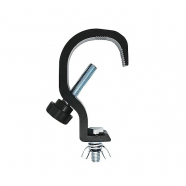 Картинка IMLIGHT H25-HOOK-35\61-BLACK Алюминиевая струбцина крюк шириной 25мм с винтовым фиксатором для трубы d358–61 мм. Допустимая нагрузка 70кг. Цвет - Черн от музыкального магазина МОРОЗ МЬЮЗИК IMLIGHT H25-HOOK-35\61-BLACK Алюминиевая струбцина крюк шириной 25мм с винтовым фиксатором для трубы d358–61 мм. Допустимая нагрузка 70кг. Цвет - Черн от музыкального магазина МОРОЗ МЬЮЗИК