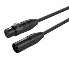 ROXTONE MMXX200/1 кабель микрофонный (2x0,22mm2, D: 6.8мм) MC005, XLR(3P)(X3FBG) - XLR(X3MBG), 1м КОММУТАЦИЯ, РАЗЪЕМЫ, ПЕРЕХОДНИКИ ROXTONE MMXX200/1 кабель микрофонный (2x0,22mm2, D: 6.8мм) MC005, XLR(3P)(X3FBG) - XLR(X3MBG), 1м