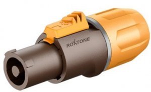 КОММУТАЦИЯ, РАЗЪЕМЫ, ПЕРЕХОДНИКИ ROXTONE RAC3FCI-WP Brown/Grey ring разъем Powercon IN, контакты посеребренная латунь, цвет коричневый с серым кольцом, пыле и влаго защищенный (IP65)