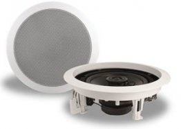CVGaudio CR6TE Экономичная встраиваемая потолочная двухполосная акустическая система, 3/6/10W, 100V, круглая, белая от музыкального магазина МОРОЗ МЬЮЗИК