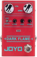 Joyo R-17 Dark Flame Педаль эффектов хай-гейн дсторшн 3-полосный эквалайзер: высокие, средние и низкие частоты. от музыкального магазина МОРОЗ МЬЮЗИК