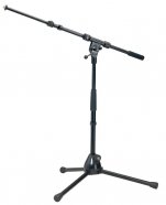 K&M 25900-300-55 низкая микрофонная стойка-журавль, черная, высота 425/645 мм от музыкального магазина МОРОЗ МЬЮЗИК