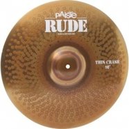 Paiste 16" Thin Crash Rude ударный инструмент, тарелка от музыкального магазина МОРОЗ МЬЮЗИК