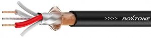КОММУТАЦИЯ, РАЗЪЕМЫ, ПЕРЕХОДНИКИ ROXTONE DMX001L-LSZH/100 Black кабель для передачи DMX-сигнала D=5 мм., 2x0.22 mm2, LSZH-малодымная оболочка из огнеупорной полимерной композиции 