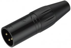 ROXTONE RX3MP-BT разъем cannon XLR кабельный, папа 3-х контактный, чёрный Standart КОММУТАЦИЯ, РАЗЪЕМЫ, ПЕРЕХОДНИКИ ROXTONE RX3MP-BT разъем cannon XLR кабельный, папа 3-х контактный, чёрный Standart