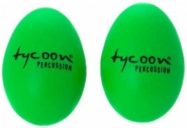 TYCOON TE-G шейкер-яйцо, цвет зелёный, материал: пластик от музыкального магазина МОРОЗ МЬЮЗИК