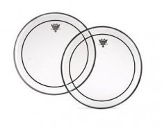 REMO PS-0314-00- PINSTRIPE 14' CLEAR двойной прозрачный пластик от музыкального магазина МОРОЗ МЬЮЗИК
