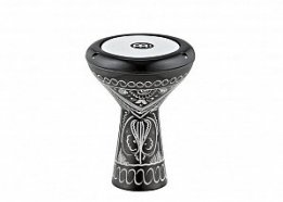 MEINL HE-1018 Mini Doumbek Барабан дарбука 4" х 7 1/2", алюминий, черный от музыкального магазина МОРОЗ МЬЮЗИК