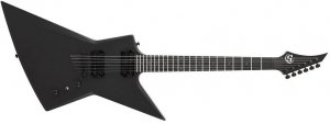 S by Solar EB4.6C электрогитара Explorer, гриф клён, мензура 24,75", корпус тополь, HH, Tune-o-matic, цвет чёрный матовый, ЧЕХОЛ от музыкального магазина МОРОЗ МЬЮЗИК