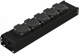 EDS ET 2-5 PCT туровый дистрибьютор питания 5хPCE Schuko 16A, вход PowerCon TRUE 16A/250В (male), выход PowerCon TRUE 16A/250В (female) от музыкального магазина МОРОЗ МЬЮЗИК