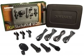 SHURE PGADRUMKIT4 набор микрофонов для ударных, включает 1 PGA52, 2 PGA56s и 1 PGA 57 от музыкального магазина МОРОЗ МЬЮЗИК