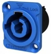 КОММУТАЦИЯ, РАЗЪЕМЫ, ПЕРЕХОДНИКИ Seetronic SAC3MPA разъём Power Conector панельный, входной (синий), 20 A / 250 В