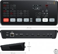 Blackmagic ATEM Mini эфирный микшер с четырьмя HDMI-входами, управлением с передней панели, процессором DVE и модулями кеинга для трансляции FullHD от музыкального магазина МОРОЗ МЬЮЗИК