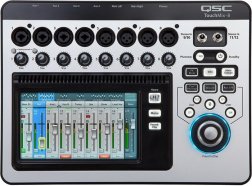 QSC Touchmix-8 Цифровой сенсорный микшер, 8 микр./лин. входов, 2 стерео входа, 4 эффекта, 4 AUX от музыкального магазина МОРОЗ МЬЮЗИК