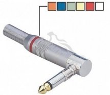 КОММУТАЦИЯ, РАЗЪЕМЫ, ПЕРЕХОДНИКИ Soundking CC632 разъем на кабель 1/4” Male (6,35мм), моно, угловой